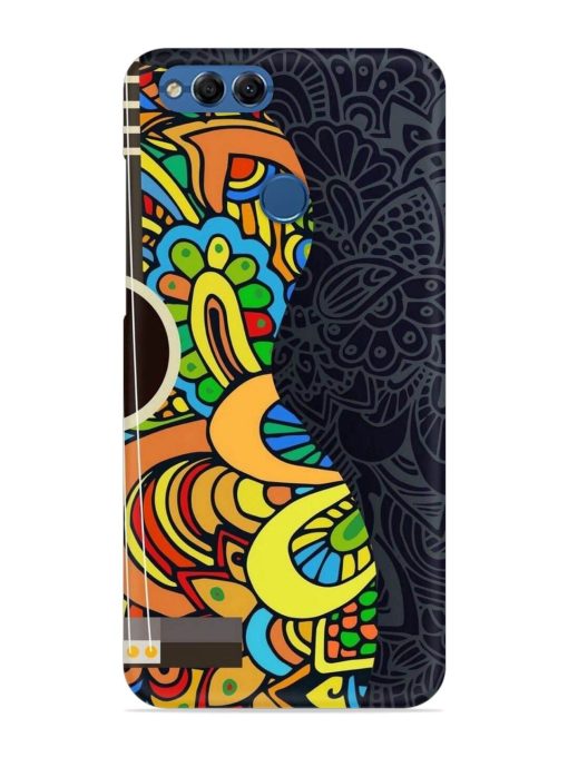 Guitar Vector Art Snap Case for Honor 7X