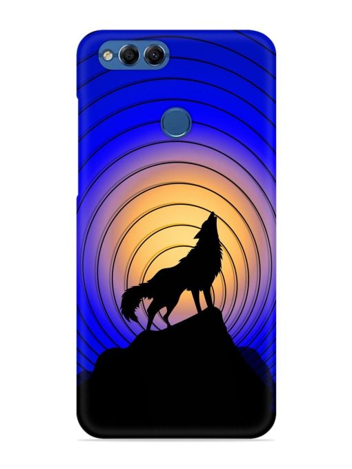 Fox Roaring Design Snap Case for Honor 7X Zapvi