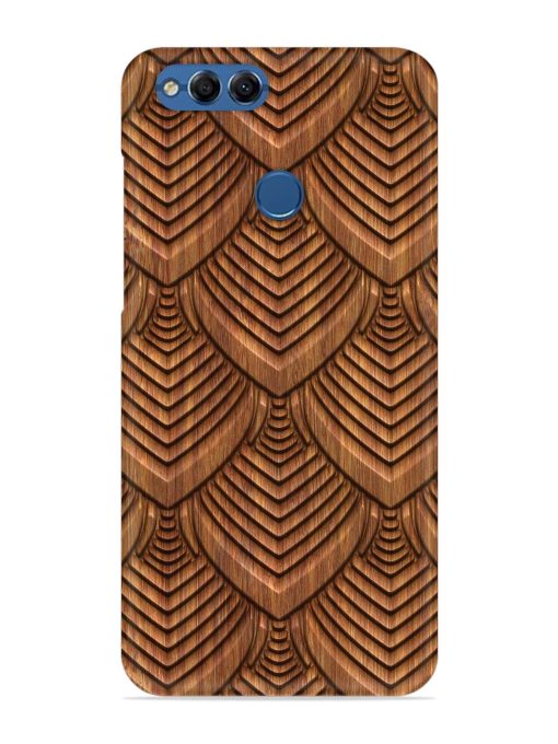 Carved Pattern On Snap Case for Honor 7X Zapvi