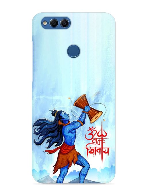 Illustration Lord Shiva Snap Case for Honor 7X Zapvi