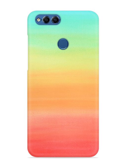 Background Sky Watercolor Snap Case for Honor 7X Zapvi