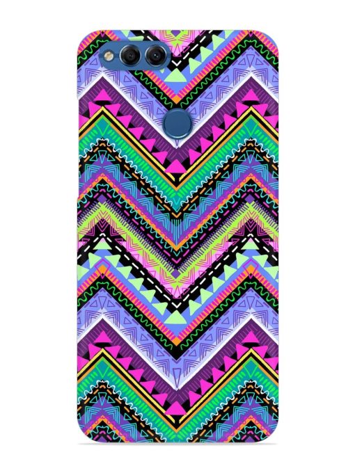 Tribal Aztec Print Snap Case for Honor 7X Zapvi