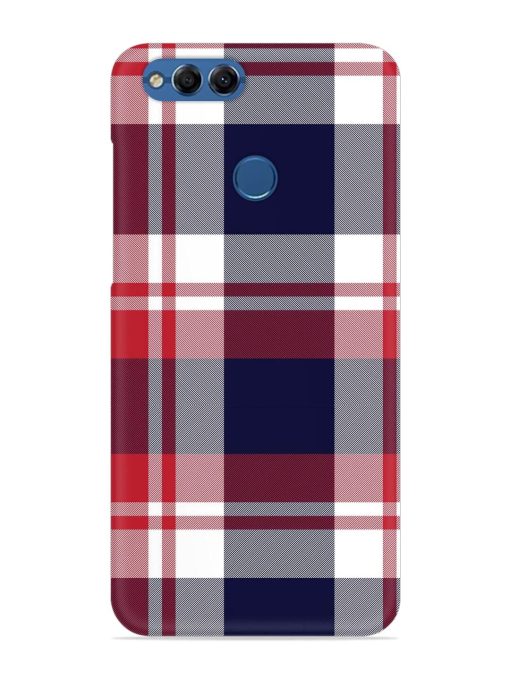 Classic Plaid Tartan Snap Case for Honor 7X Zapvi