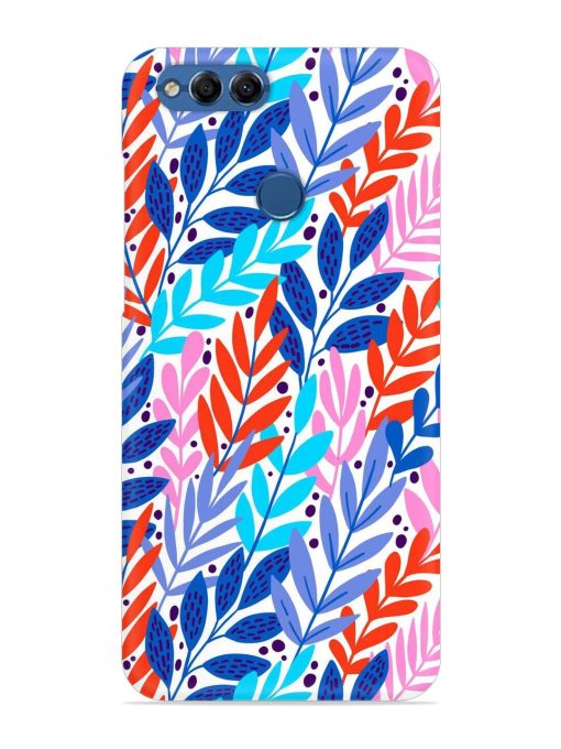 Bright Floral Tropical Snap Case for Honor 7X Zapvi