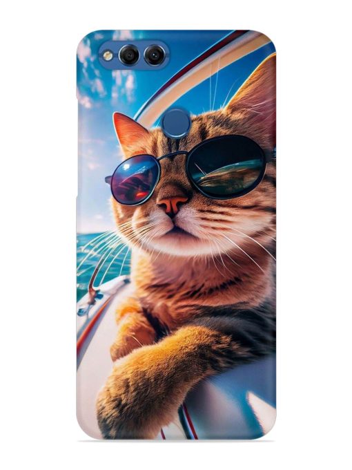 Cat In Style Snap Case for Honor 7X