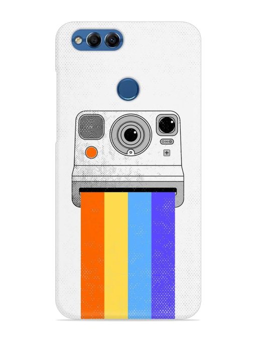 Retro Camera Art Snap Case for Honor 7X Zapvi