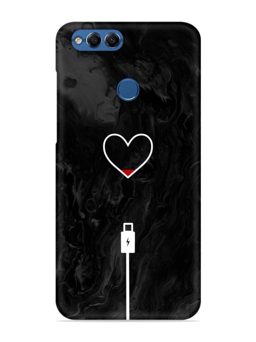 Heart Charging Vector Snap Case for Honor 7X Zapvi