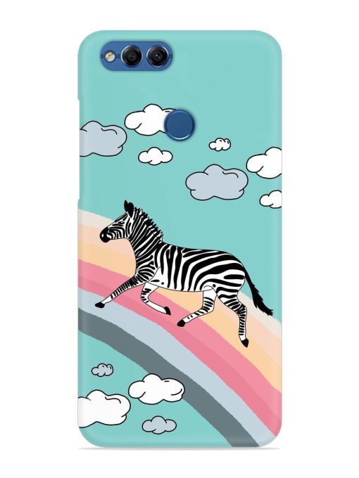 Running Zebra Snap Case for Honor 7X Zapvi