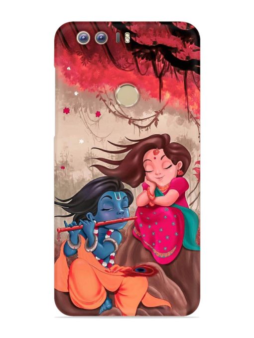 Radhe Krishna Water Art Snap Case for Honor 8 Zapvi