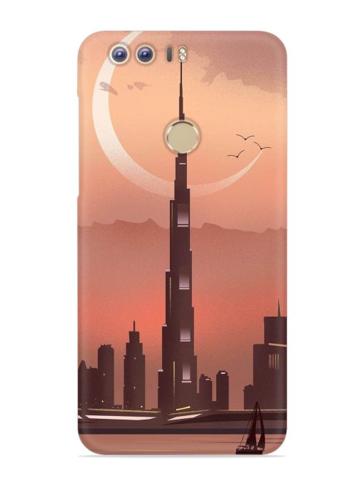 Landmark Burj Khalifa Snap Case for Honor 8 Zapvi