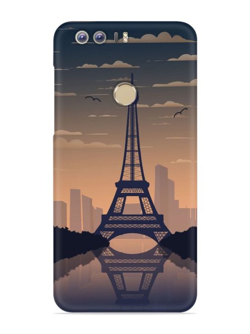 France Paris Eiffel Tower Gradient Snap Case for Honor 8 Zapvi