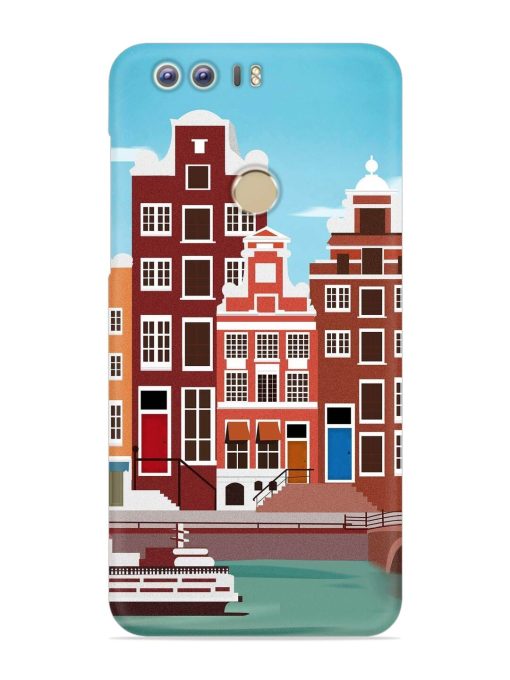 Scenery Architecture Amsterdam Landscape Snap Case for Honor 8 Zapvi