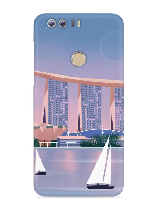 Singapore Scenery Architecture Snap Case for Honor 8 Zapvi