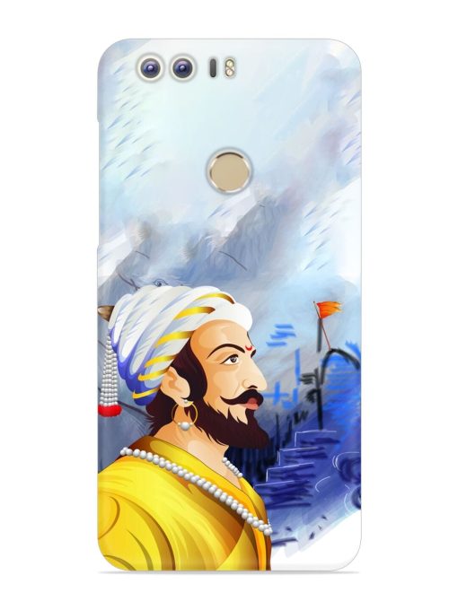 Shivaji Maharaj Color Paint Art Snap Case for Honor 8 Zapvi