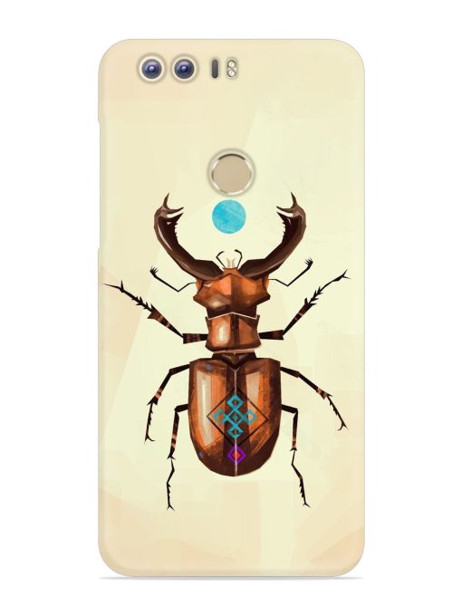 Stag Beetle Vector Snap Case for Honor 8 Zapvi