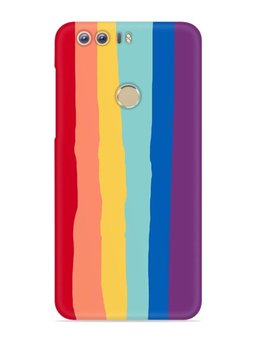 Rainbow Genuine Liquid Snap Case for Honor 8