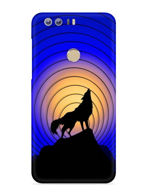 Fox Roaring Design Snap Case for Honor 8 Zapvi