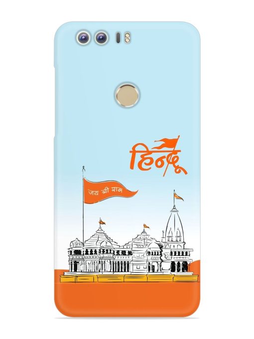 Ram Mandir Hindu Snap Case for Honor 8 Zapvi