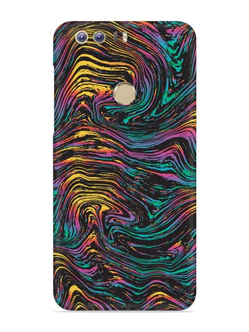 Abstract Liquid Colors Snap Case for Honor 8 Zapvi