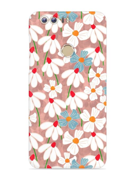 Abstract Petal Flowers Snap Case for Honor 8 Zapvi