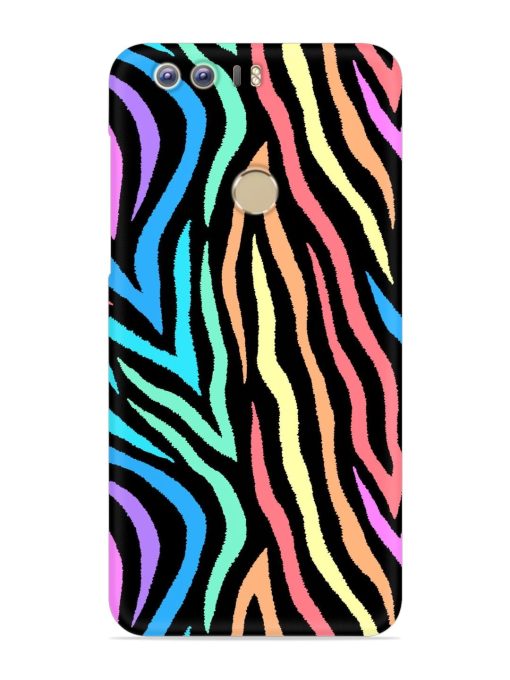 Colorful Abstract Zebra Snap Case for Honor 8 Zapvi