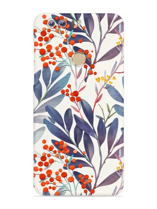 Seamless Floral Pattern Snap Case for Honor 8 Zapvi