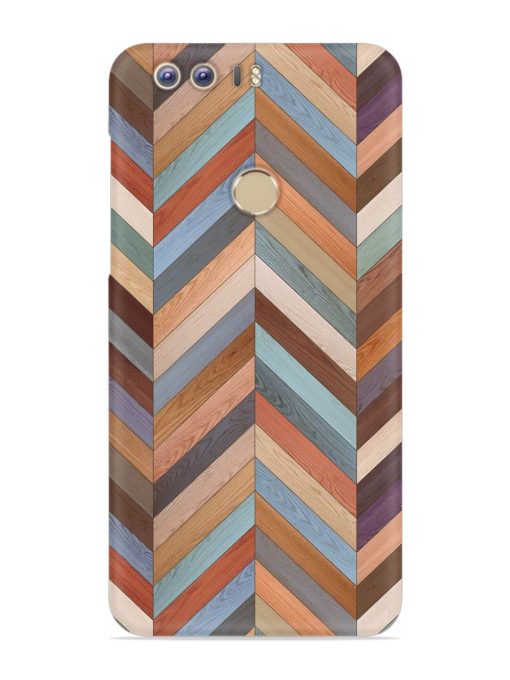 Seamless Wood Parquet Snap Case for Honor 8 Zapvi