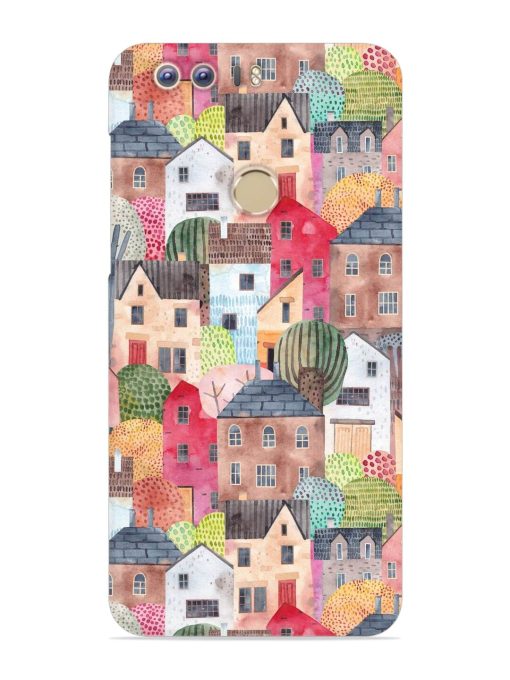 Abstract Seamless Pattern Snap Case for Honor 8 Zapvi