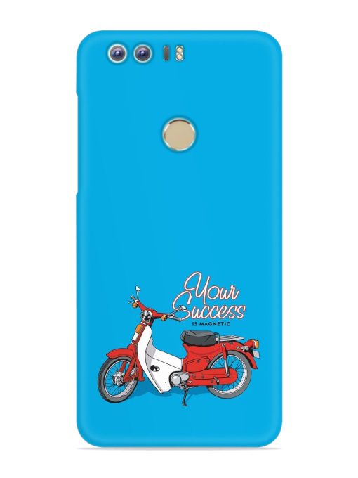 Motorcycles Image Vector Snap Case for Honor 8