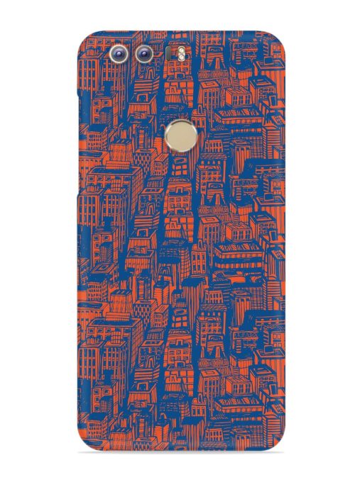 Hand Drawn Seamless Snap Case for Honor 8 Zapvi