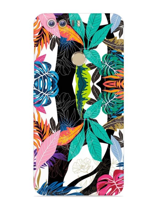 Floral Pattern Bright Snap Case for Honor 8 Zapvi