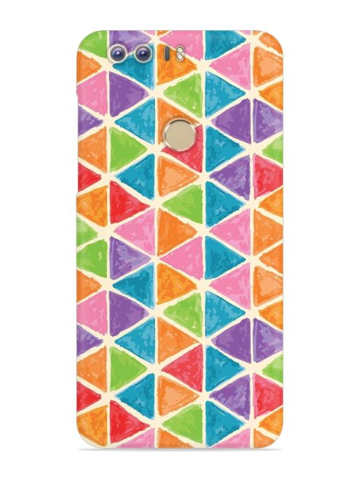 Seamless Colorful Isometric Snap Case for Honor 8