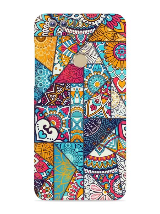 Patchwork Pattern Vintage Snap Case for Honor 8 Zapvi