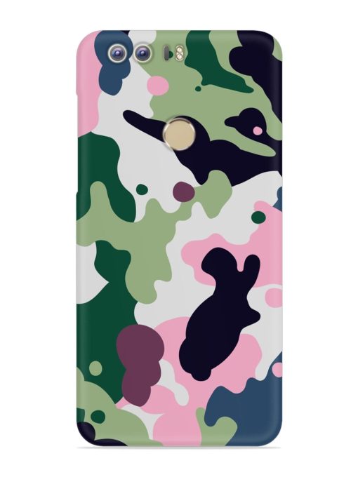 Seamless Funky Camouflage Snap Case for Honor 8 Zapvi