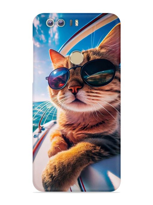 Cat In Style Snap Case for Honor 8 Zapvi