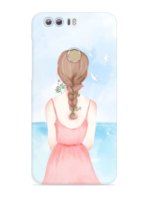 Watercolor Girl Vector Snap Case for Honor 8 Zapvi