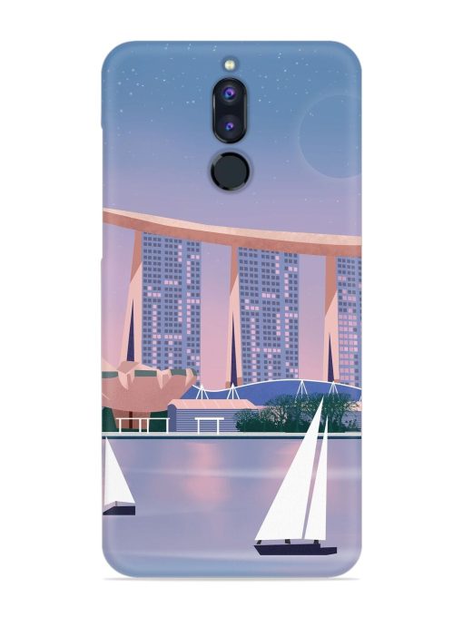 Singapore Scenery Architecture Snap Case for Honor 9I Zapvi