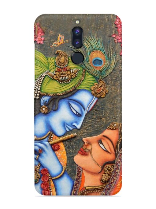 Lord Radha Krishna Flute Art Snap Case for Honor 9I Zapvi