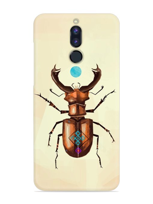 Stag Beetle Vector Snap Case for Honor 9I Zapvi