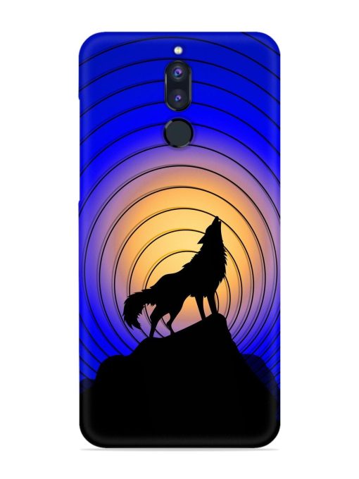 Fox Roaring Design Snap Case for Honor 9I