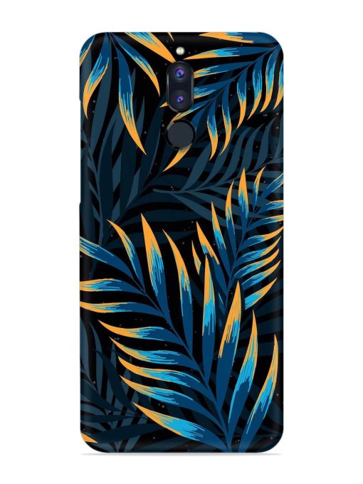 Abstract Leaf Art Snap Case for Honor 9I Zapvi