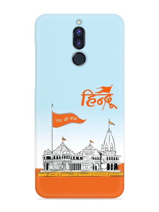 Ram Mandir Hindu Snap Case for Honor 9I Zapvi