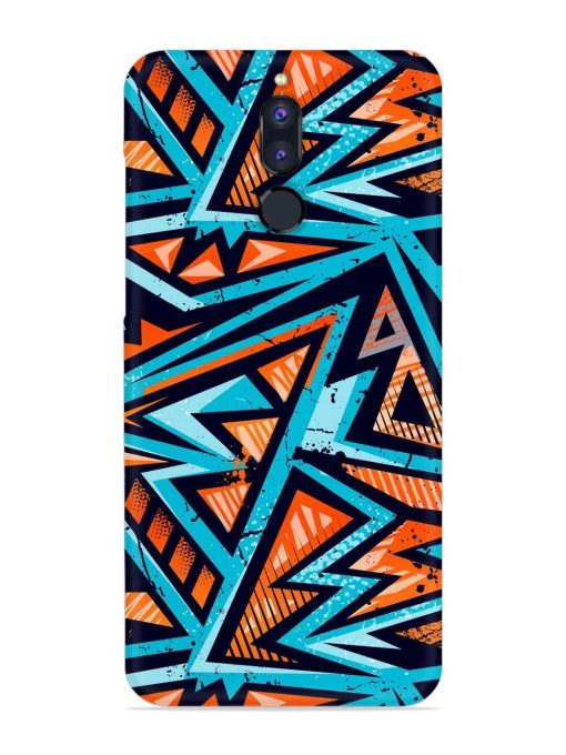 Abstract Seamless Grunge Snap Case for Honor 9I Zapvi