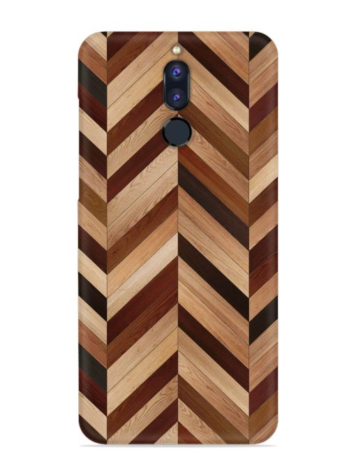 Seamless Wood Parquet Snap Case for Honor 9I Zapvi