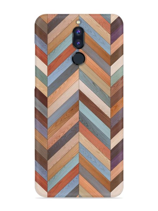 Seamless Wood Parquet Snap Case for Honor 9I