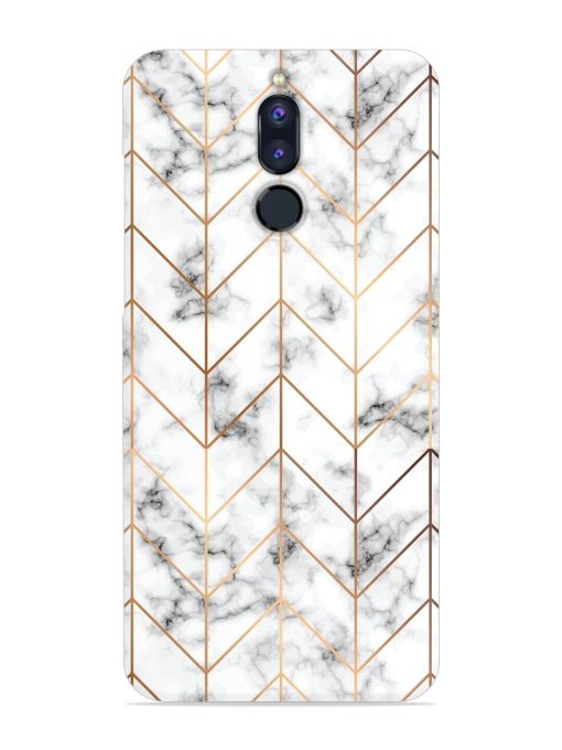 Vector Marble Texture Snap Case for Honor 9I Zapvi