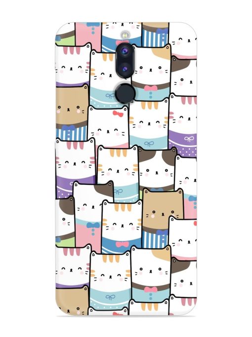 Cute Adorable Cat Snap Case for Honor 9I