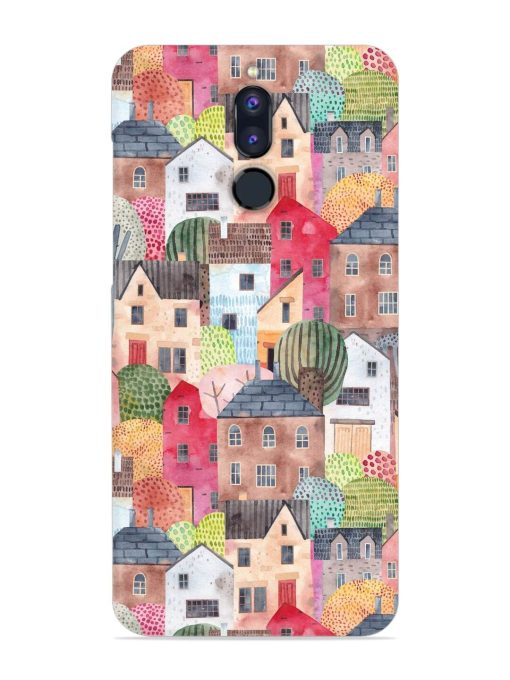 Abstract Seamless Pattern Snap Case for Honor 9I Zapvi