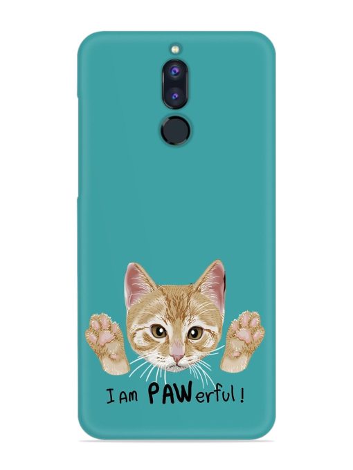 Typography Slogan Cat Snap Case for Honor 9I