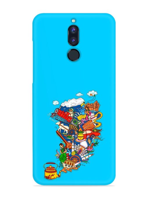 Vector Design Indian Snap Case for Honor 9I Zapvi